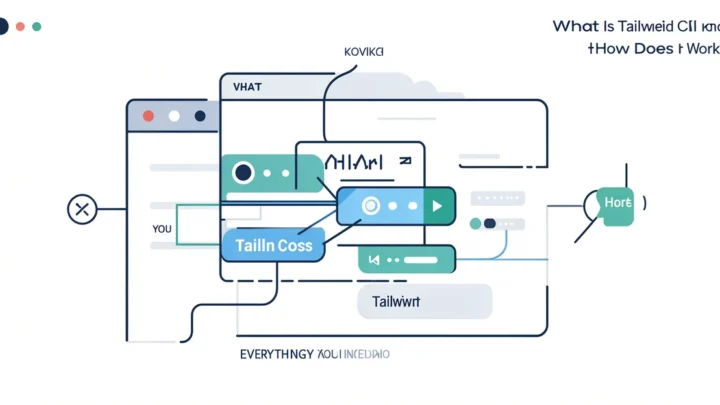 Featured image: Professional featured image for: What Is Tailwind Css and How Does It Work?: Everything You Need to