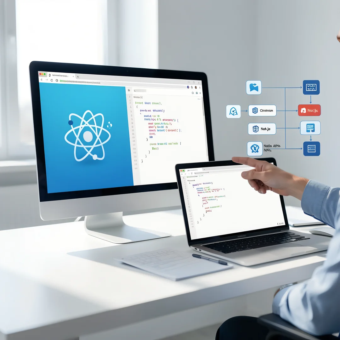 Step 1: Illustration for step: Understand the fundamentals related to What Is Electron.js and How Can You Bu