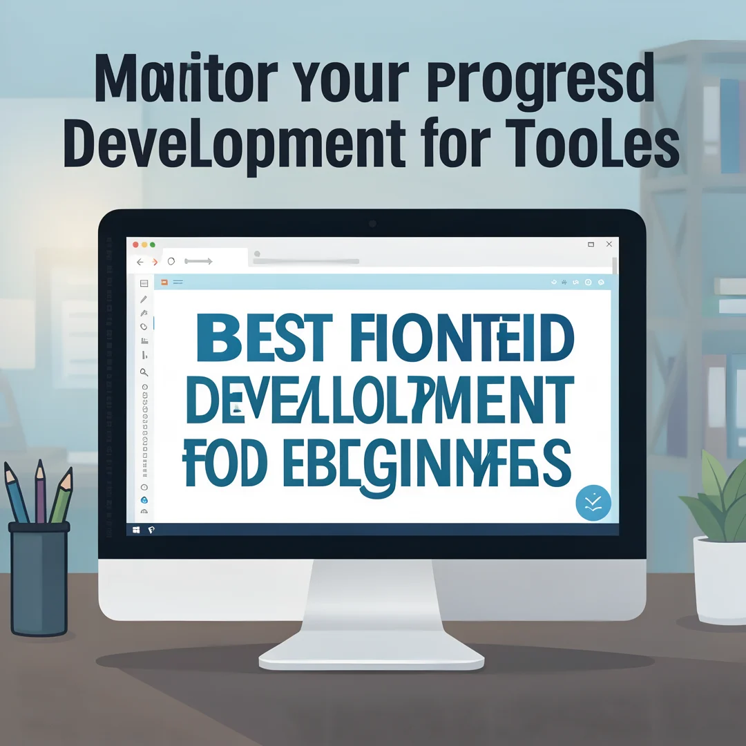Step 6: Illustration for step: Monitor your progress related to Best Frontend Development Tools for Beginner
