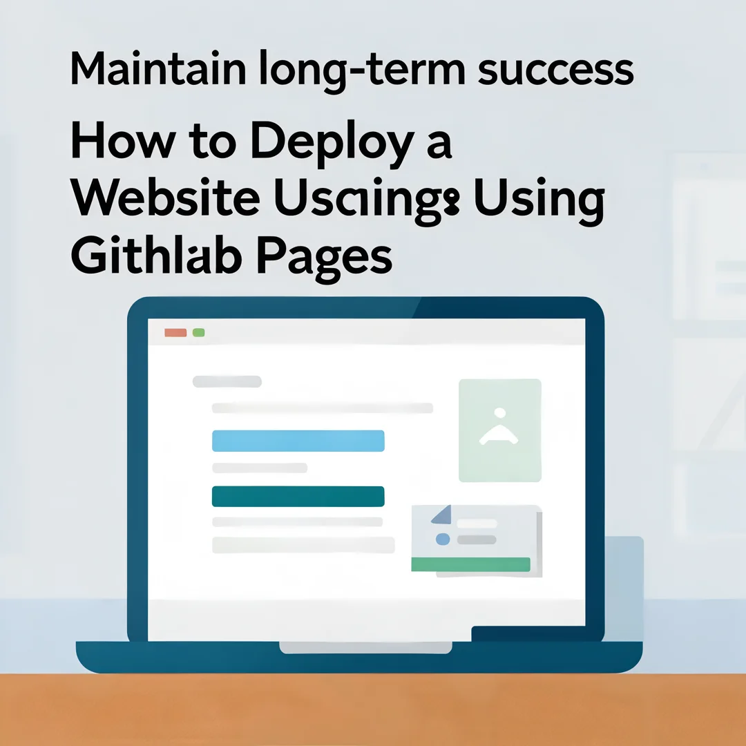 Step 8: Illustration for step: Maintain long-term success related to How to Deploy a Website Using GitHub Pa